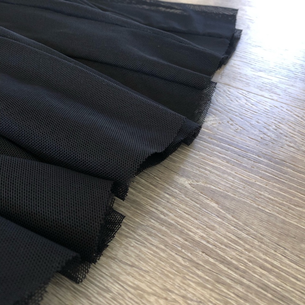 Cache 2000s Black Mesh Midi Long Elegant Dress In… - image 7